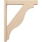 Ekena Millwork 6-in W x 34-in D x 42-in H Funston Block Rough Cedar Woodgrain TimberThane Outlooker, Primed Tan OUTUR060X34X42FST44RCPR - alternate 2